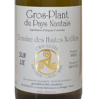 Gros-Plant du Pays Nantais sur Lie Domaine des Hautes Nolles