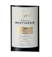 Château Bertinerie rouge étiquettee